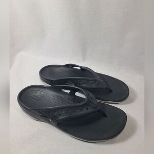 Crocs Swiftwater Deck Sandals Flip Flop Slip On Shoes Dual Comfort Mens Size 12